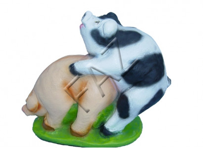 Design Pig Figurine Garden Statue Sculpture Figures Sculptures Decoration c48